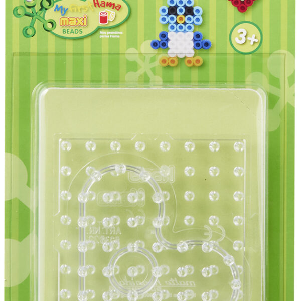 Hama strijkplankjes voor kruisjespatronen: vierkant en hart.