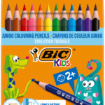 BIC KIDS driehoekig kleurpotlood Evolution Triangle, 12 stuks in doosje