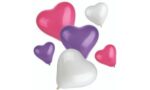 PAPSTAR luchtballonnen 'Heart', groottes en kleuren assorti