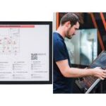 Bi-Office magnetisch kader, A4, zwart