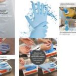 HYGOSTAR Nitril handschoenen Rapid-On, maat M, blauw, poedervrij