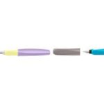 Pelikan Twist vulpen Color Blocking, donker