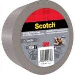 3M Textieltape, 50 mm x 50 m, zilver