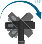 ANSMANN LED Oplaadbare Werklamp WL500R Pocket, zwart