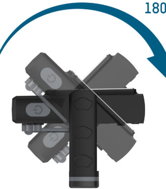 ANSMANN LED Oplaadbare Werklamp WL500R Pocket, zwart