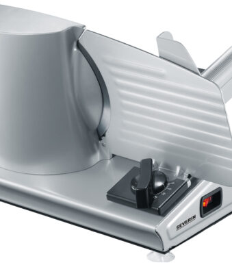 Severin universele snijmachine, 180 watt, zilverkleurig.