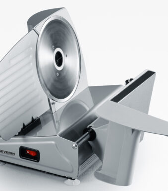Severin universele snijmachine, 180 watt, zilverkleurig.