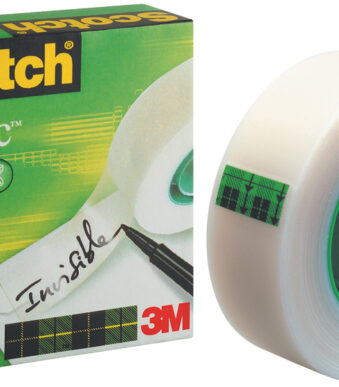 3M Scotch Magic plakband 810, onzichtbaar, 19 mm x 33 m