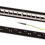 LogiLink 19" Keystone patchpaneel, 24 poorten, afgeschermd