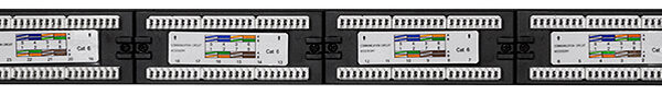 LogiLink 19" Patchpaneel Cat.6, 24 poorten, zwart, 1HE