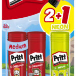 Pritt lijmstift 'Sport', 2 x 22 g + 1 x 20 g op blister