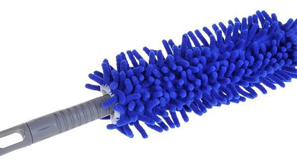 IWH Velgenborstel microvezel, blauw/grijs