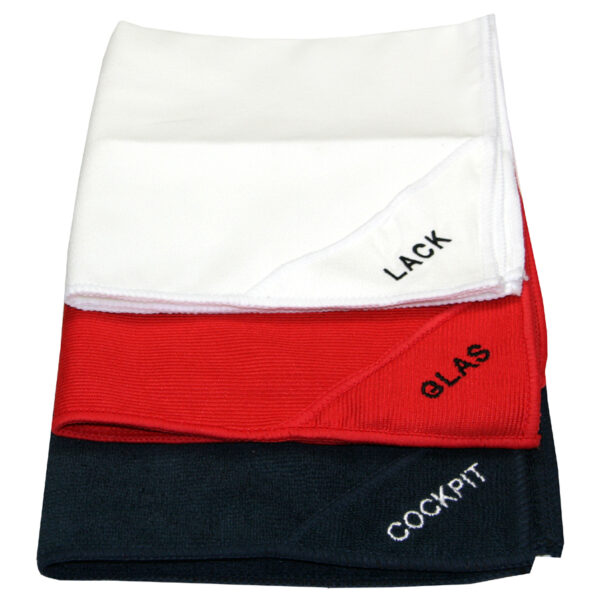 IWH Microvezeldoeken, 3-delige set (lak, glas, cockpit)