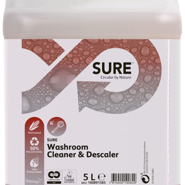 SURE Sanitairreiniger, Badkamerreiniger & Ontkalker, 5 Liter