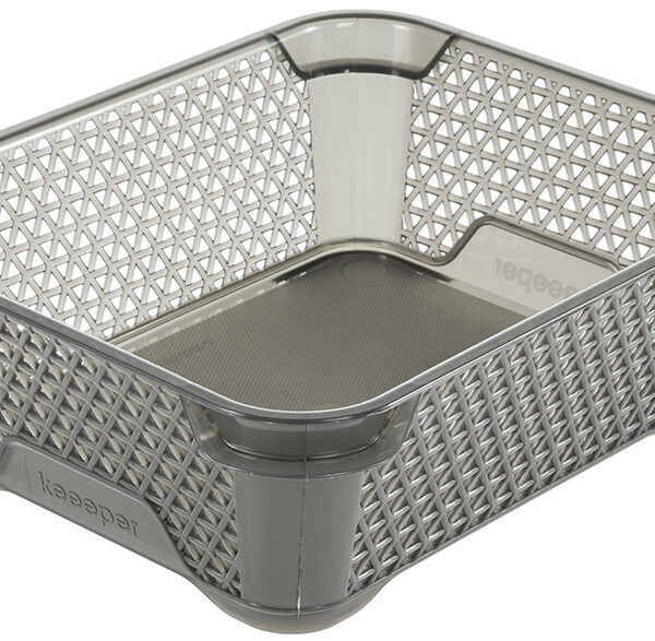 keeeper Stapelbakje 'mirko', DIN A6, kristalgrijs