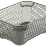 keeeper Stapelmandje 'mirko', DIN A7, kristalgrijs