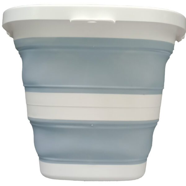 Linden Berg Emmer, opvouwbaar, rond, 10 liter, petrol/wit