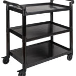 APS Serveer-/transportwagen READY, 3 etages, roestvrij staal/PP