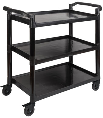 APS Serveer-/transportwagen READY, 3 etages, roestvrij staal/PP