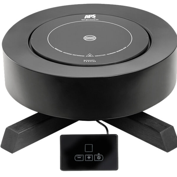 APS inductiekookplaat BONFIRE, 900 watt, met afstandsbediening