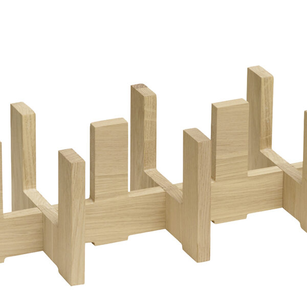 APS Houten plateau voor VALO glazen karaf, 3-voudig, van eikenhout