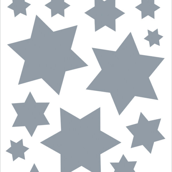 HERMA Weihnachts-Fensterbild ´Sterne´, silber