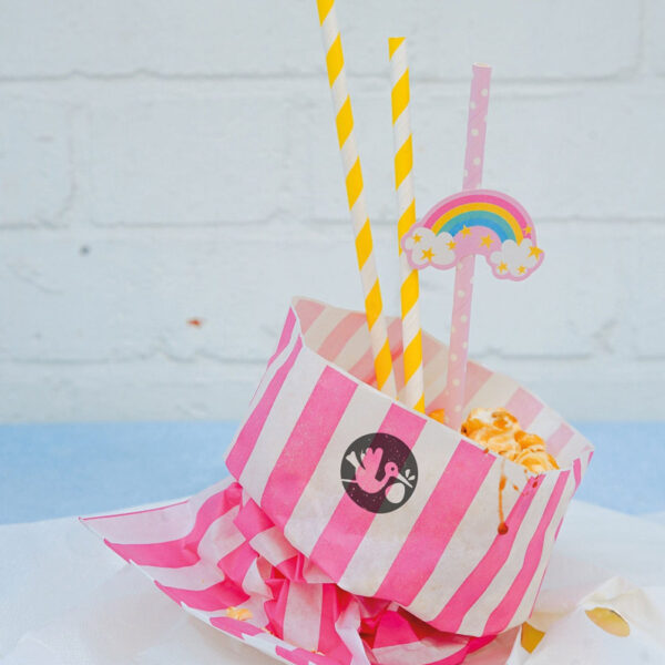 Stempel set 'KLEINE ENGEL' Baby, wit.