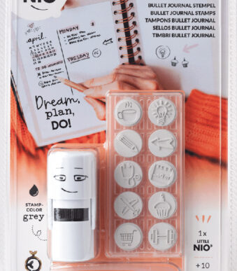 COLOP Stempelmotieven-set 'LITTLE NIO' Buju, wit