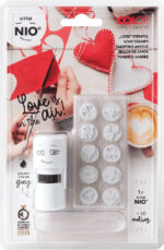 Stempelset 'LITTLE NIO' Liefde, wit