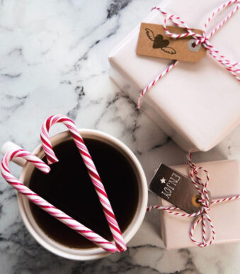 Stempelset 'LITTLE NIO' Liefde, wit