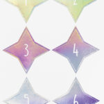 Folia Adventskalender stickers SPARKS IRIDESCENT