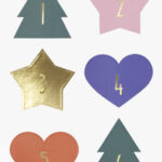 folia Adventskalender-stickers 'JOLLY MIX