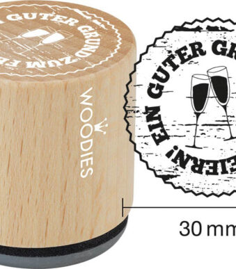 Stempel met motivatieprint 'Reden om te vieren'