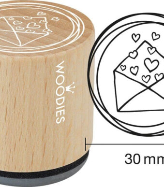 Stempel voor enveloppen met hartjesmotief