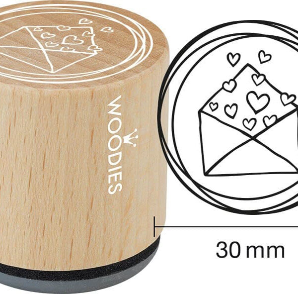 Stempel voor enveloppen met hartjesmotief