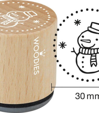COLOP Woodies stempel Sneeuwpop