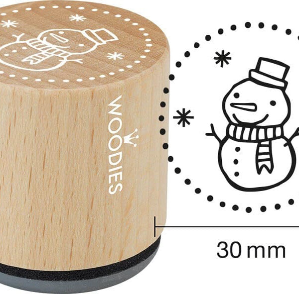 COLOP Woodies stempel Sneeuwpop