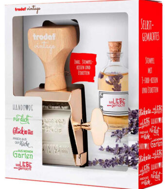 Vintage Stempelpakkette 'Zelfgemaakt'