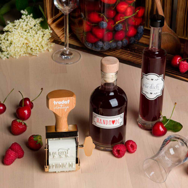 Vintage Stempelpakkette 'Zelfgemaakt'