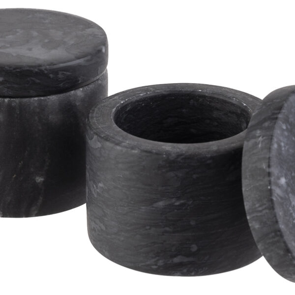 APS Marmeren potje MARVELLO, 40 ml, set van 2