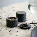 APS Marmeren potje MARVELLO, 40 ml, set van 2