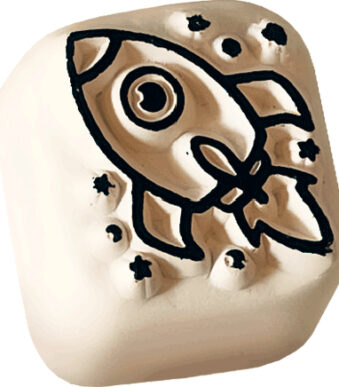 COLOP Tattoo Stempel LaDot Kids Raket (klein)