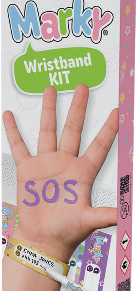 COLOP Noodarmbandjes 'Marky' inclusief stift