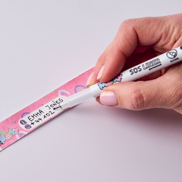 COLOP Noodarmbandjes 'Marky' inclusief stift