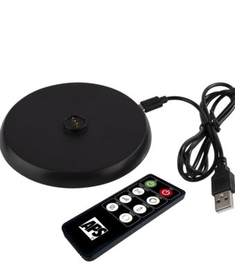 APS oplaadbare LED tafellamp ANTON, zwart