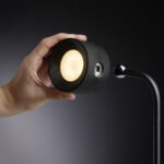 APS VALUMO lichtknop inclusief laadstation, zwart