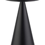 APS oplaadbare LED tafellamp CONE, zwart