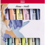 ROYAL TALENS Amsterdam acrylverf pasteltinten, set van 12 x 20 ml