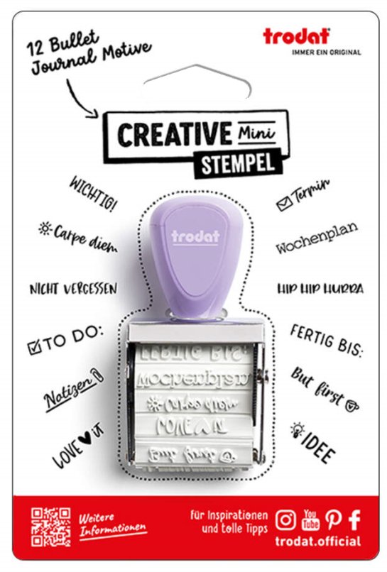 Mini stempelkussen 'Beste wensen' Mini stempelkussen 'Beste wensen'