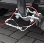 IWH Trekkabel voor aanhanger, 1,0 m, met haken en ogen